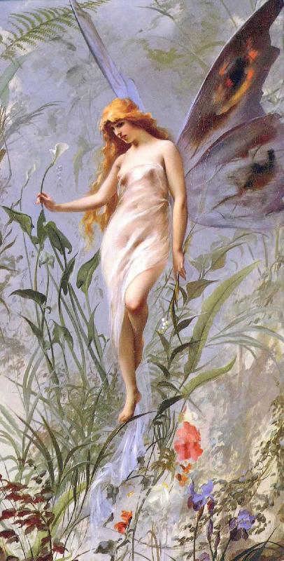 Luis Ricardo Falero Lily Fairy France oil painting art